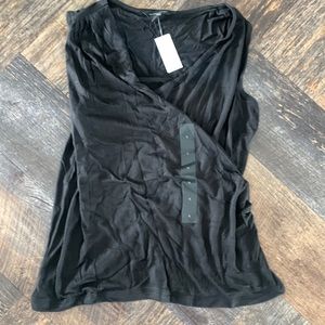 BANANA REPUBLIC ASYMMETRICAL RAYON TOP